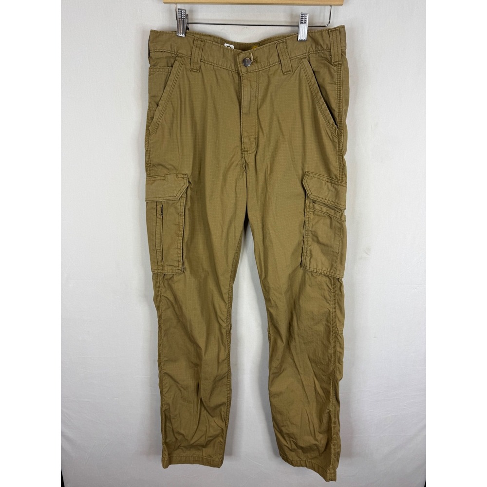 Carhartt Force Relaxed Fit Cargo Pants Khaki Tan Ripstop 101148-257 32x34